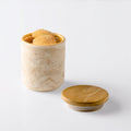 Pot en céramique avec couvercle en bois - Petit