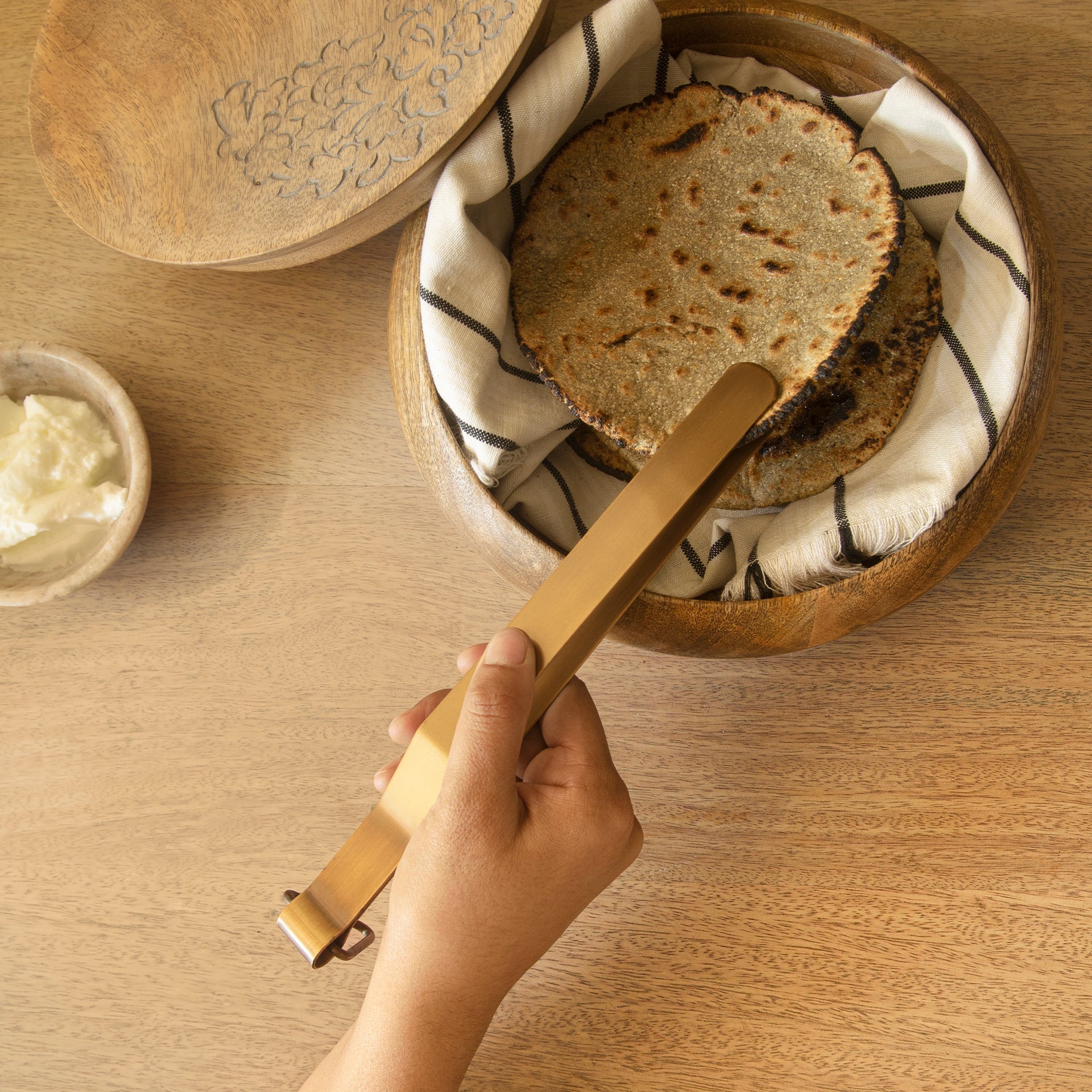Brass Roti Tong