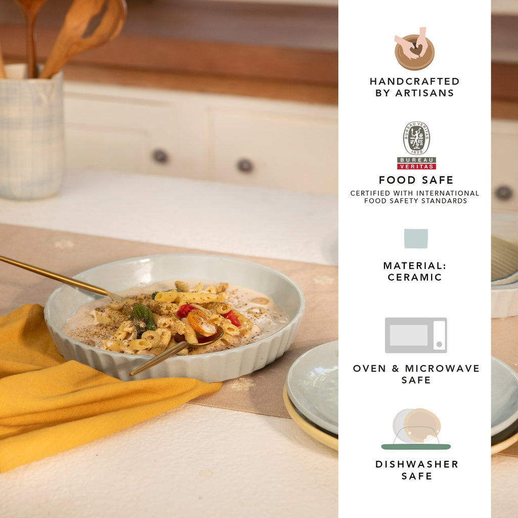 Plat à tarte en céramique