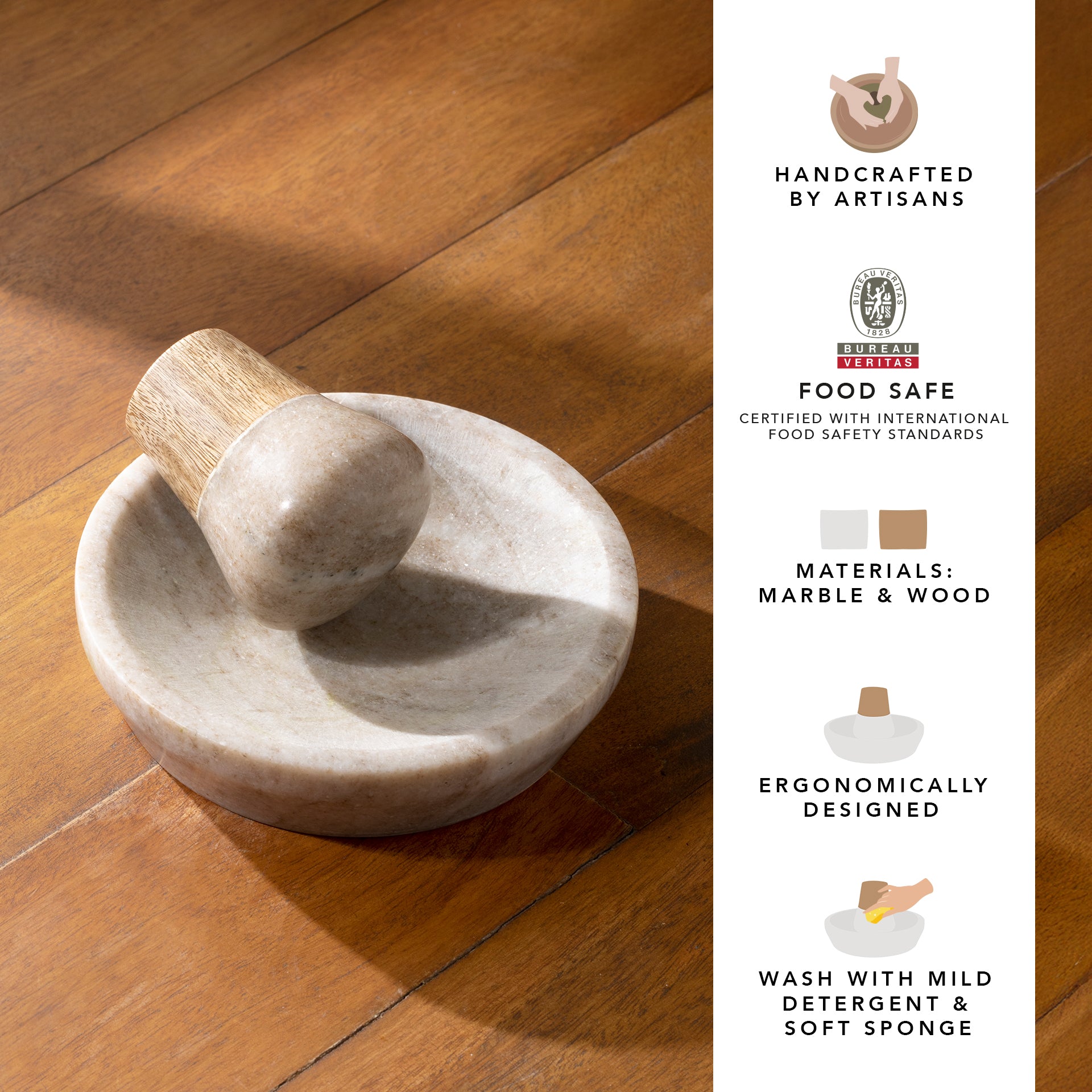 Swirl & Grind Mortar and Pestle