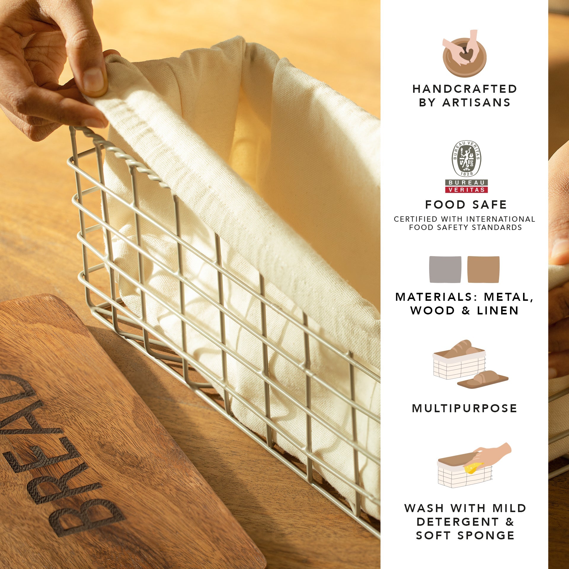 Twine Wire Bread Box