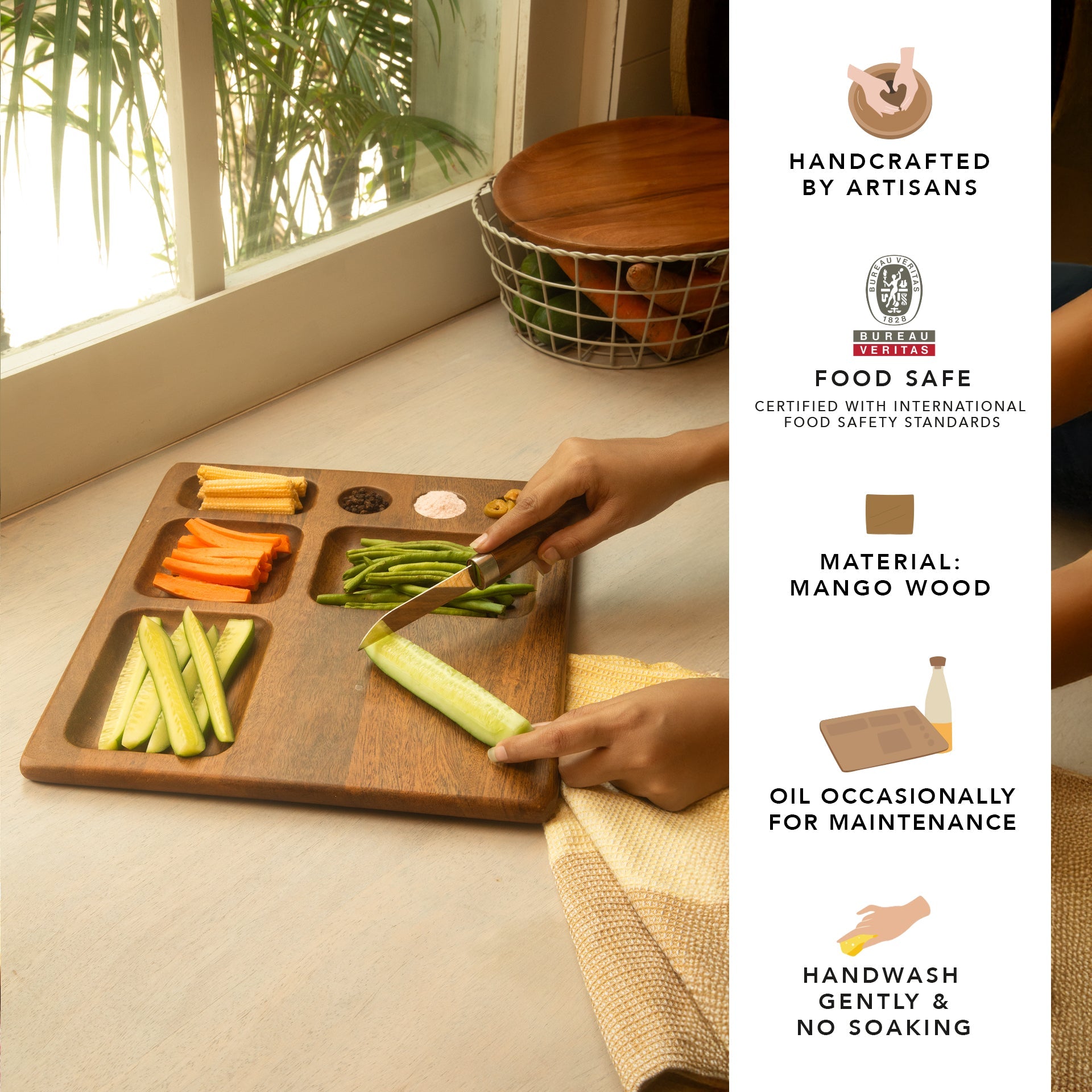 Multi Utility Prep Platter