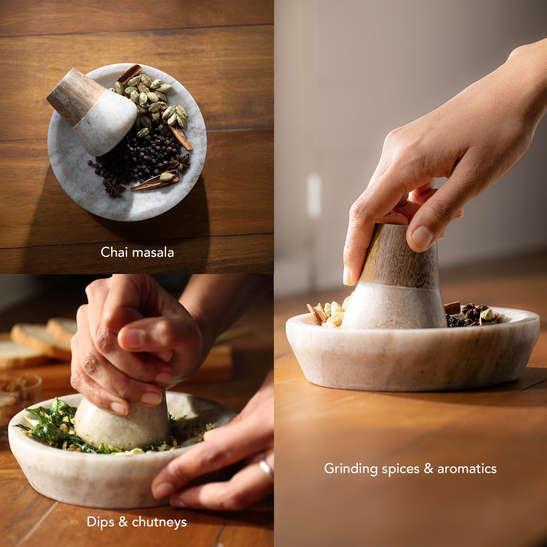 Swirl & Grind Mortar and Pestle