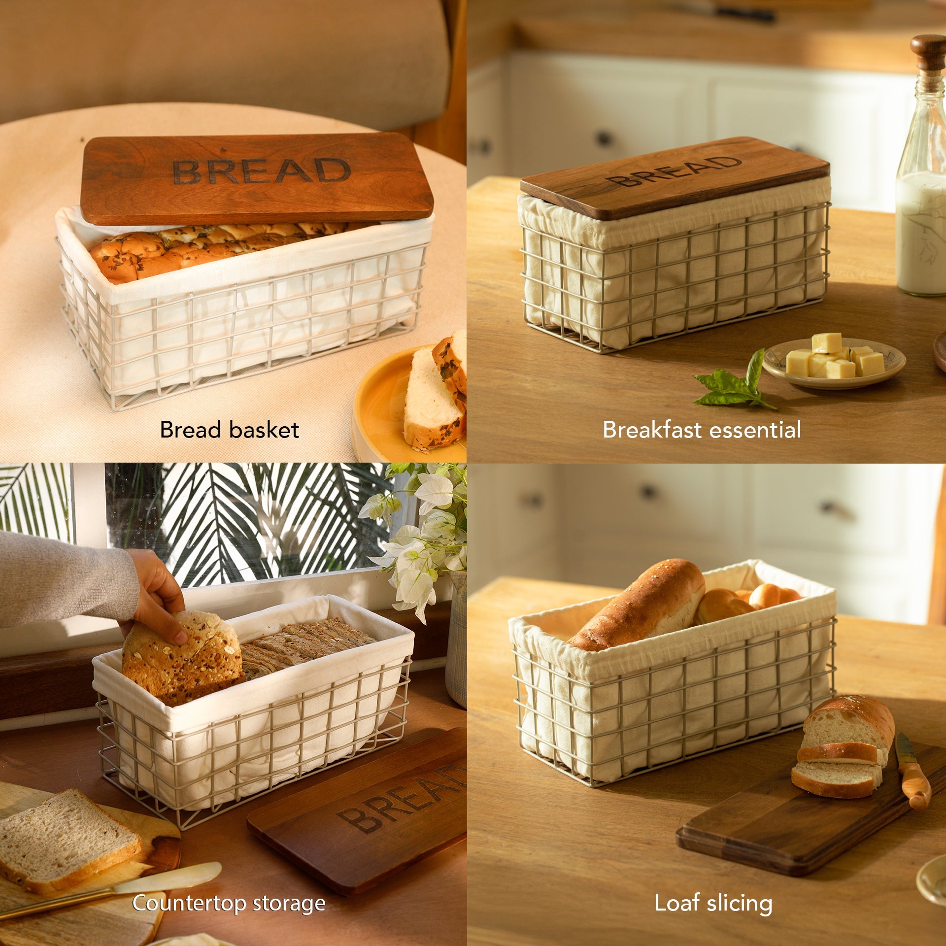 Twine Wire Bread Box