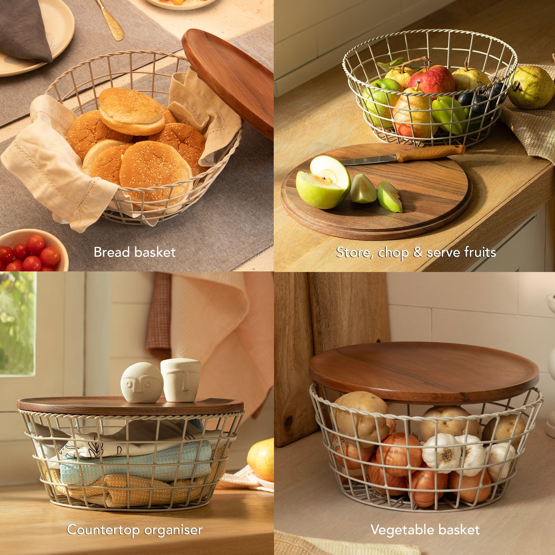 Twine Wire Basket (Taper)