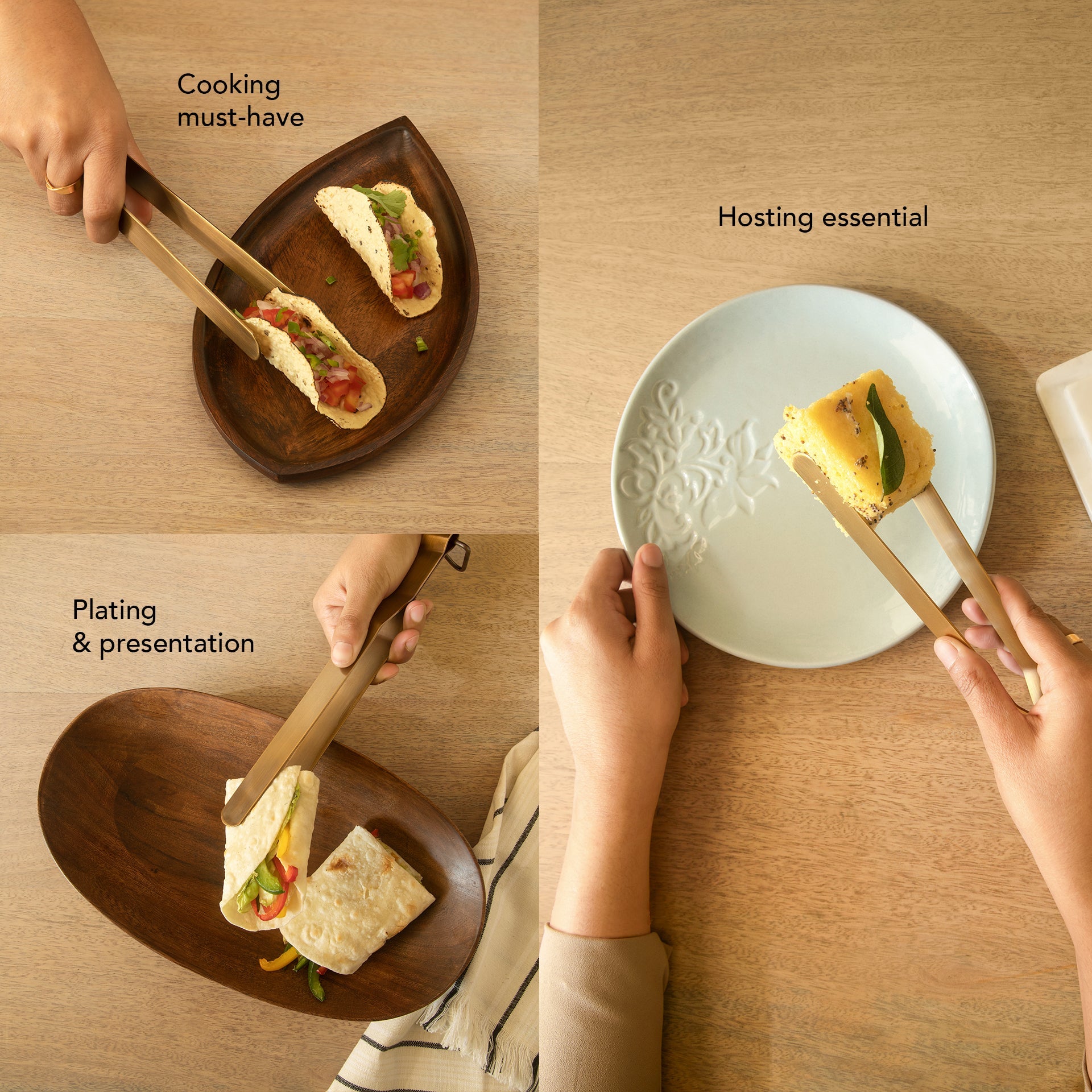 Brass Roti Tong