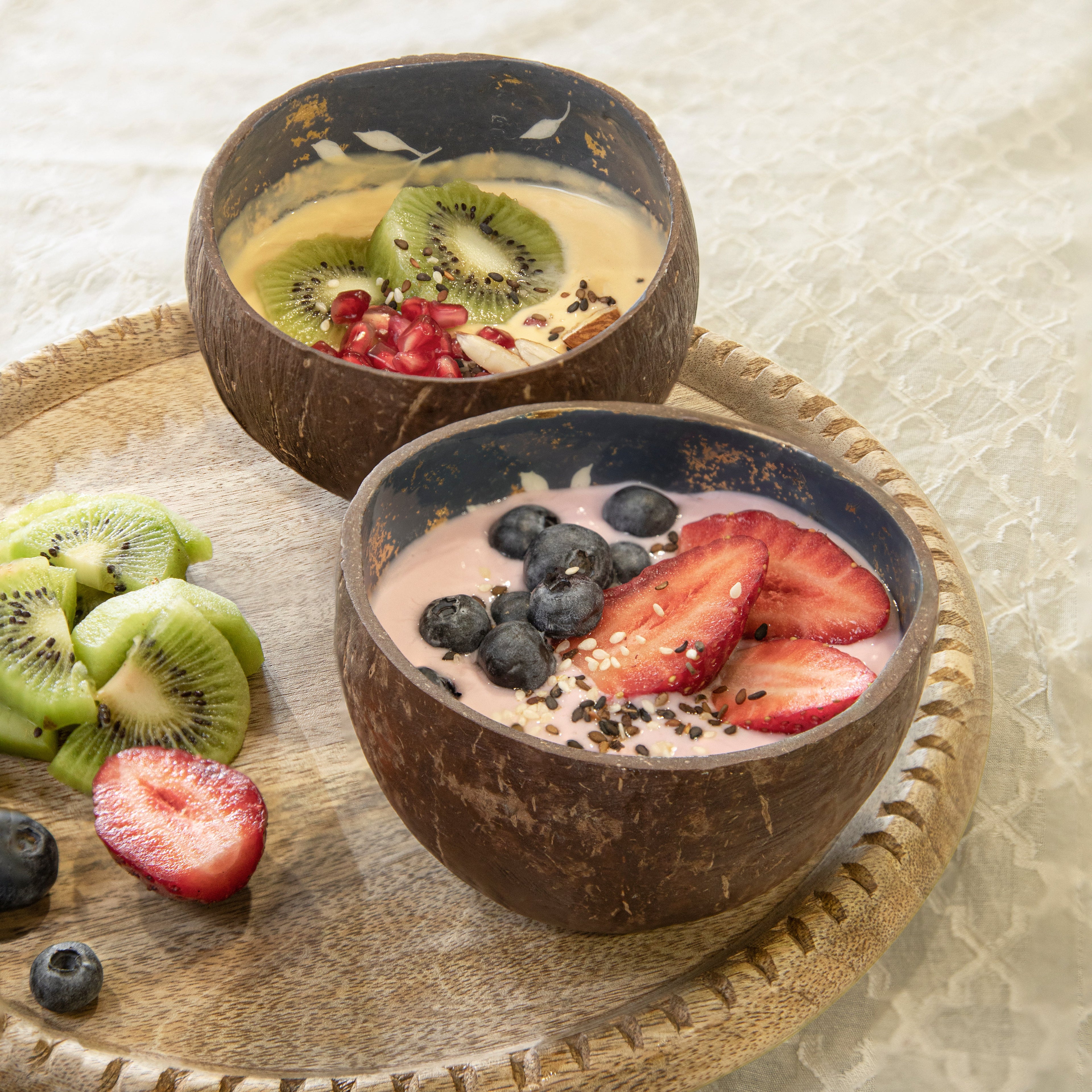 Winter Nights Coconut Bowl Set of 2