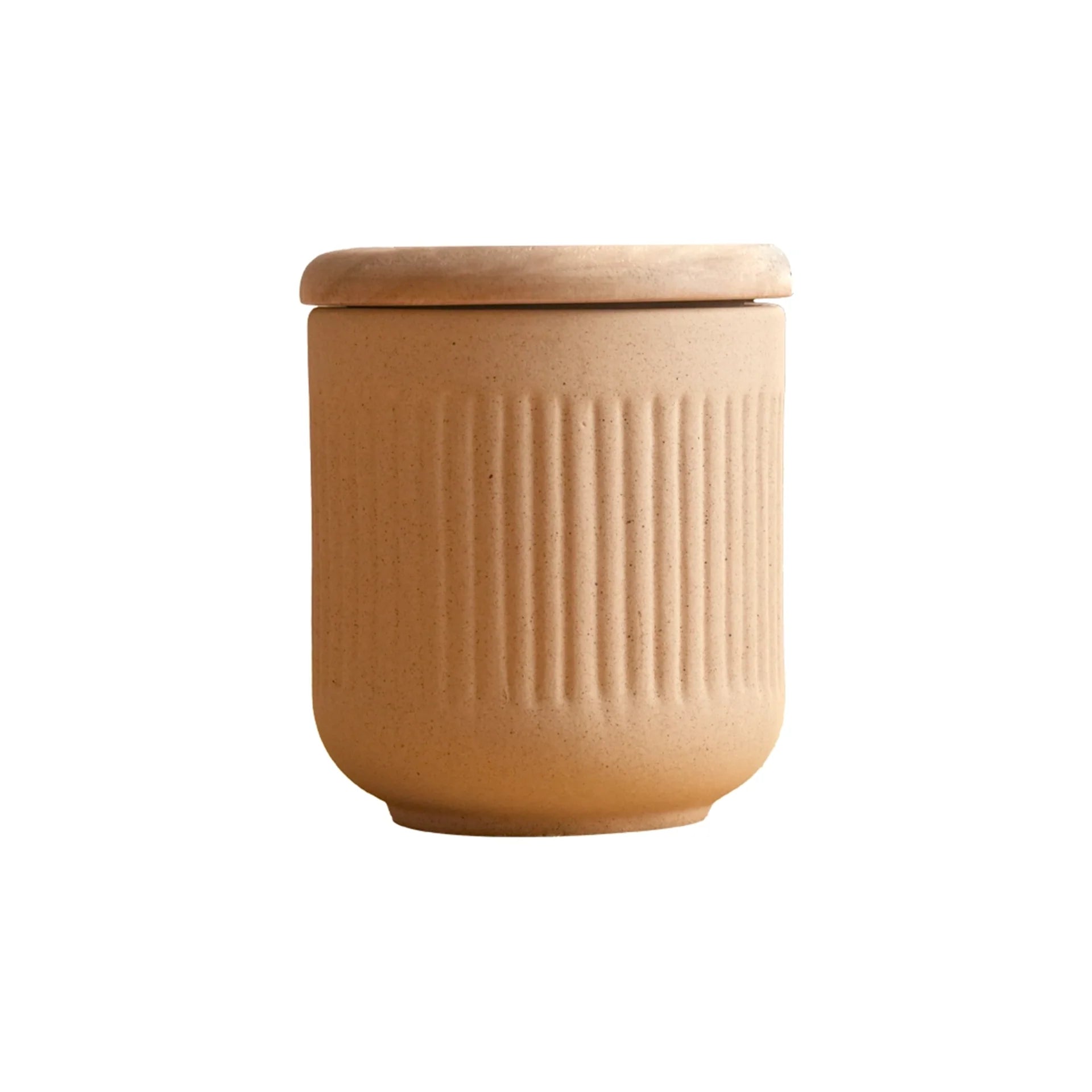 Pot en Céramique Beige Classique - Grand