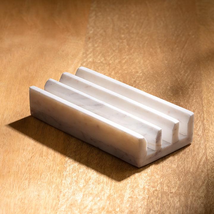 Support de planche à découper Zigzag en marbre