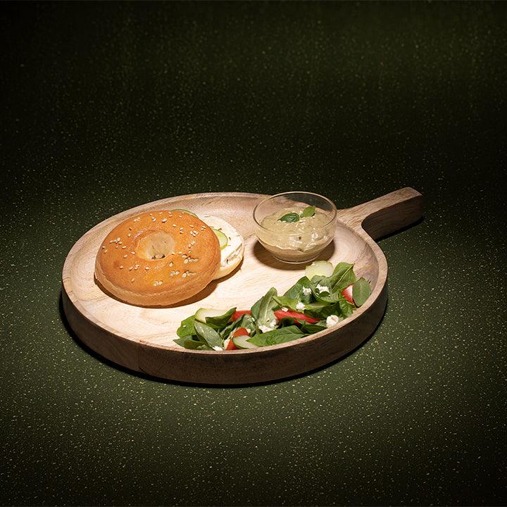 Plat de service en bois de manguier (petit)