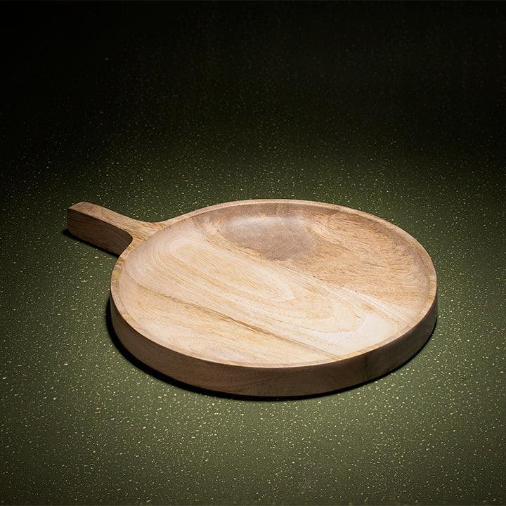 Plat de service en bois de manguier (petit)