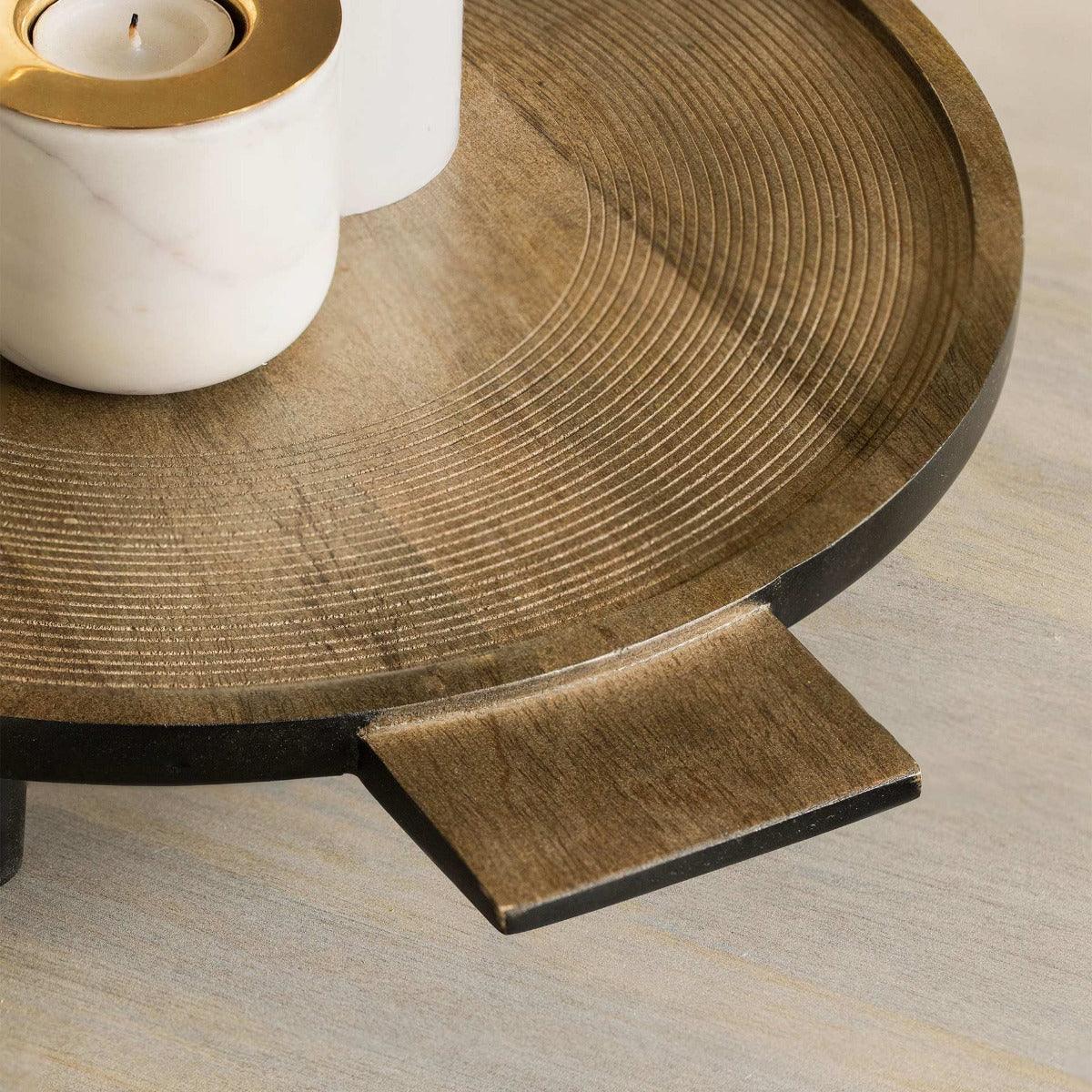 Round Tri Legged Platter